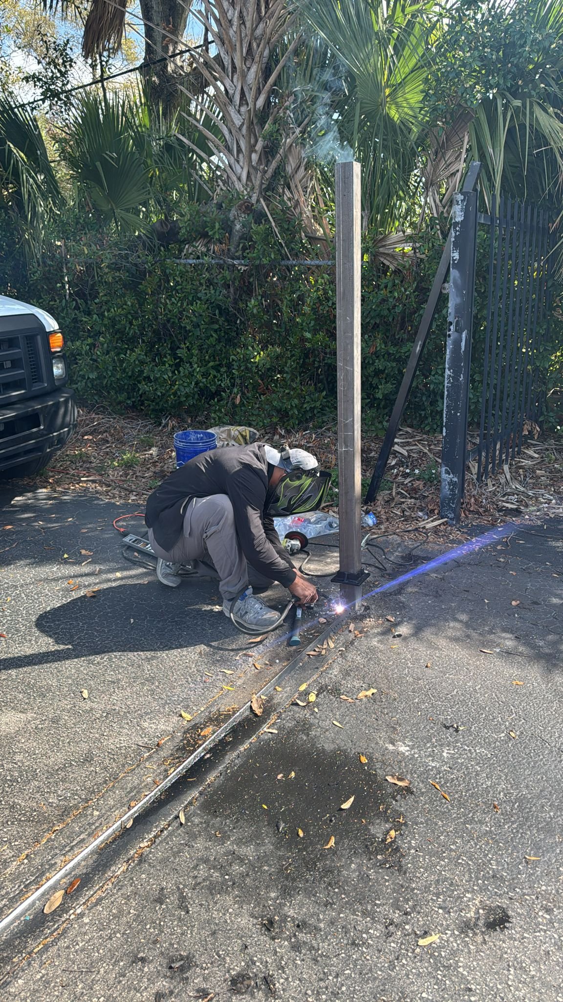 Driveway gate repair