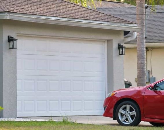 garage door car parking