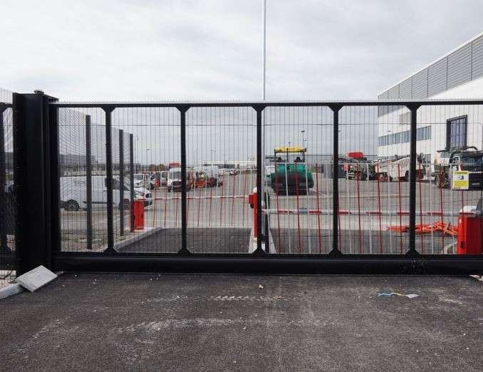 heavy-duty sliding security gate