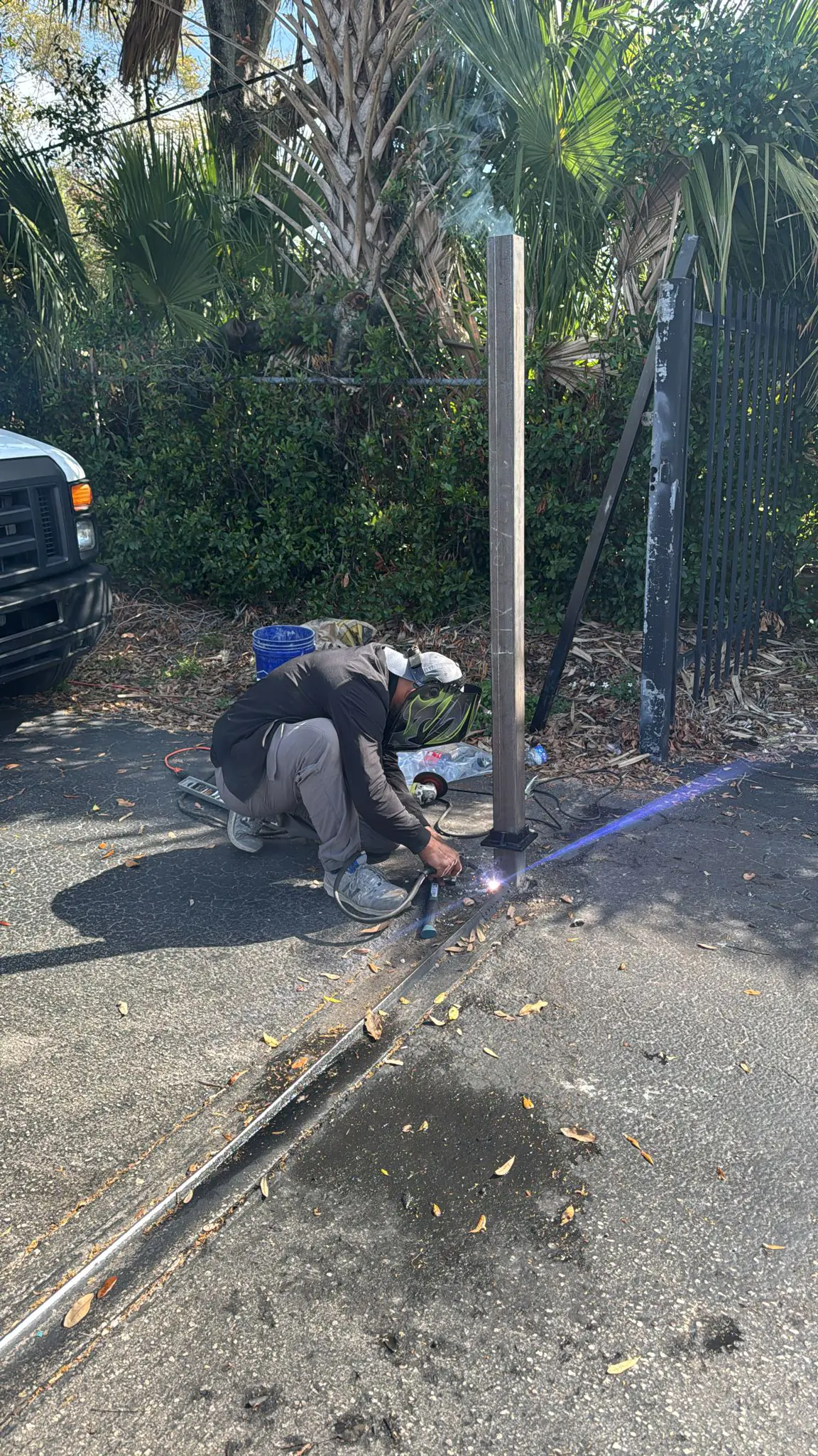 Driveway gate repair